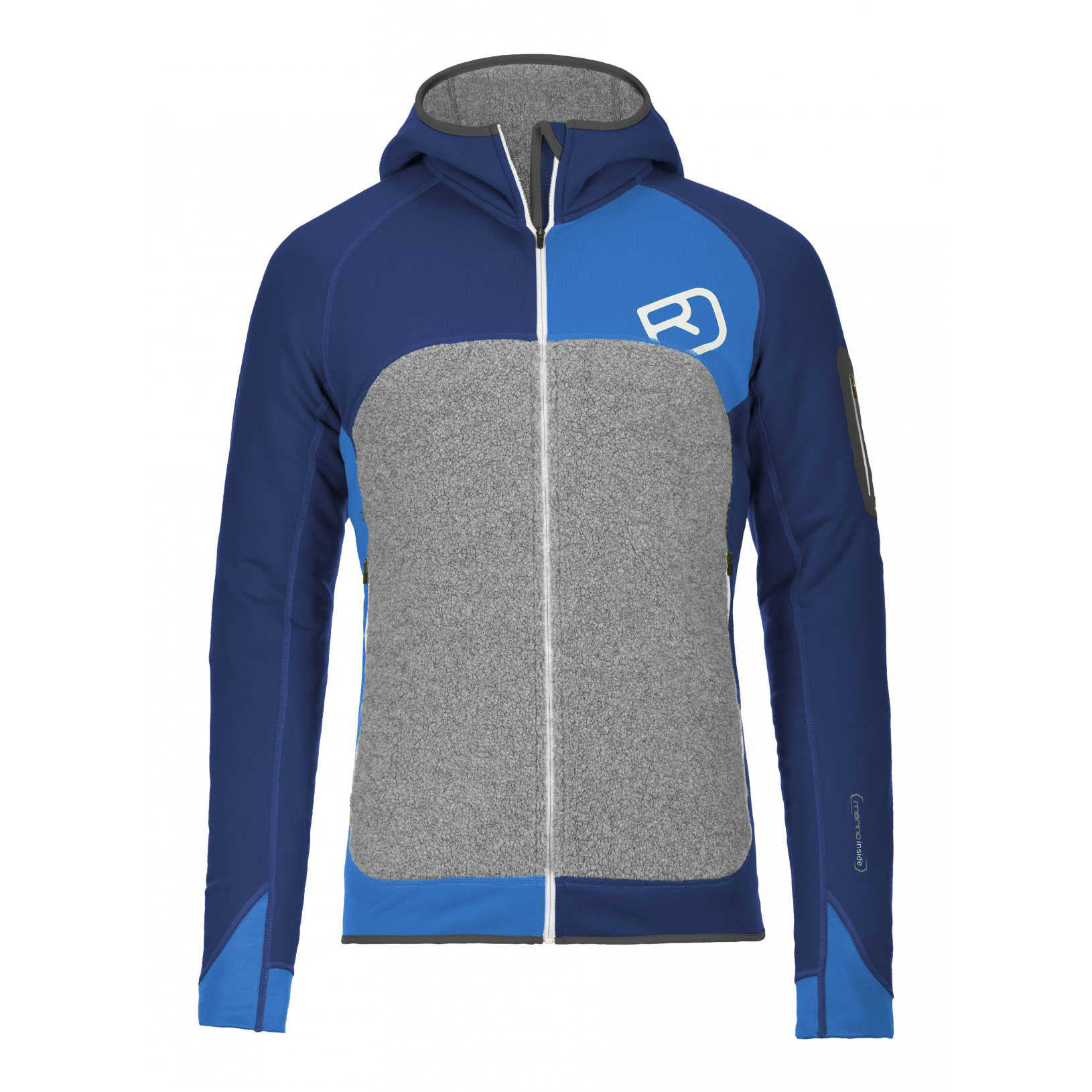 ORTOVOX Fleece Plus Hoody M Strong Blue Sports Aventure