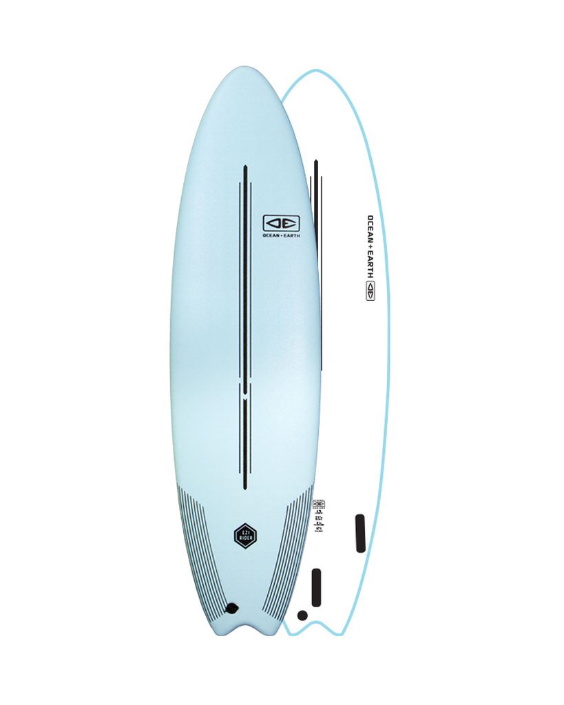 Plache de surf Ezi Softboard - Pastel Blue