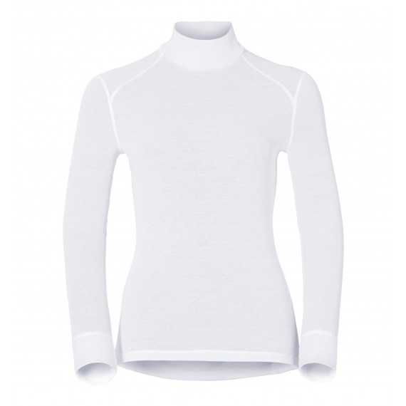 T-Shirt Thermique Femme Col Roulé Manches Longues - IEFIEL - Blanc - Léger  et Ajusté - Doux et Confortable Blanc - Cdiscount Sport