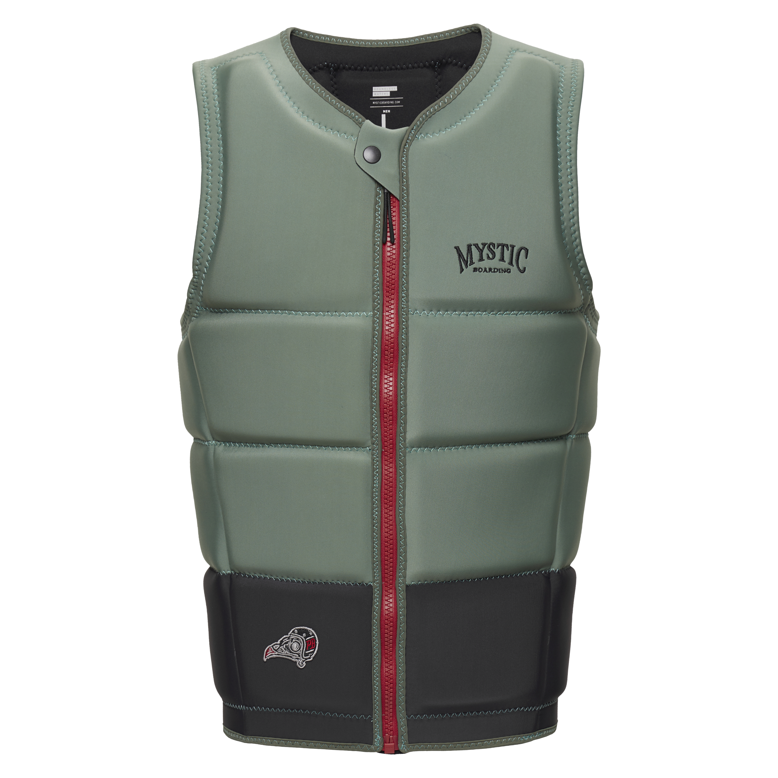 Veste Peacock Impact Vest Fzip Wake - Dark Olive