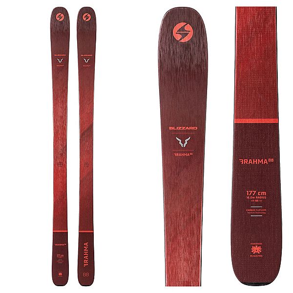 Pack Ski Brahma 88 2021 Red + Fixations