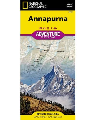 Carte Touristique Annapurna - 1/135 000