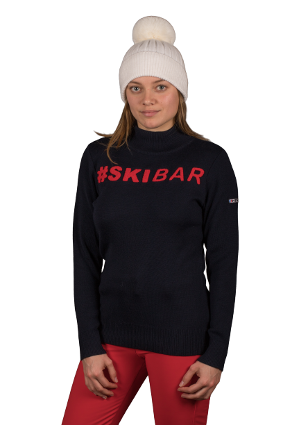 Pull de ski Femme Barmes Dark Navy 