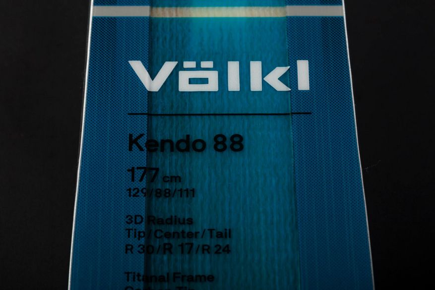Skis nus Kendo 88 FLAT Black / Blue