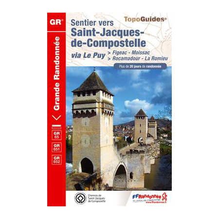 GR65/GR652 - Sentier vers St Jacques de Compostelle : Figeac - Moissac