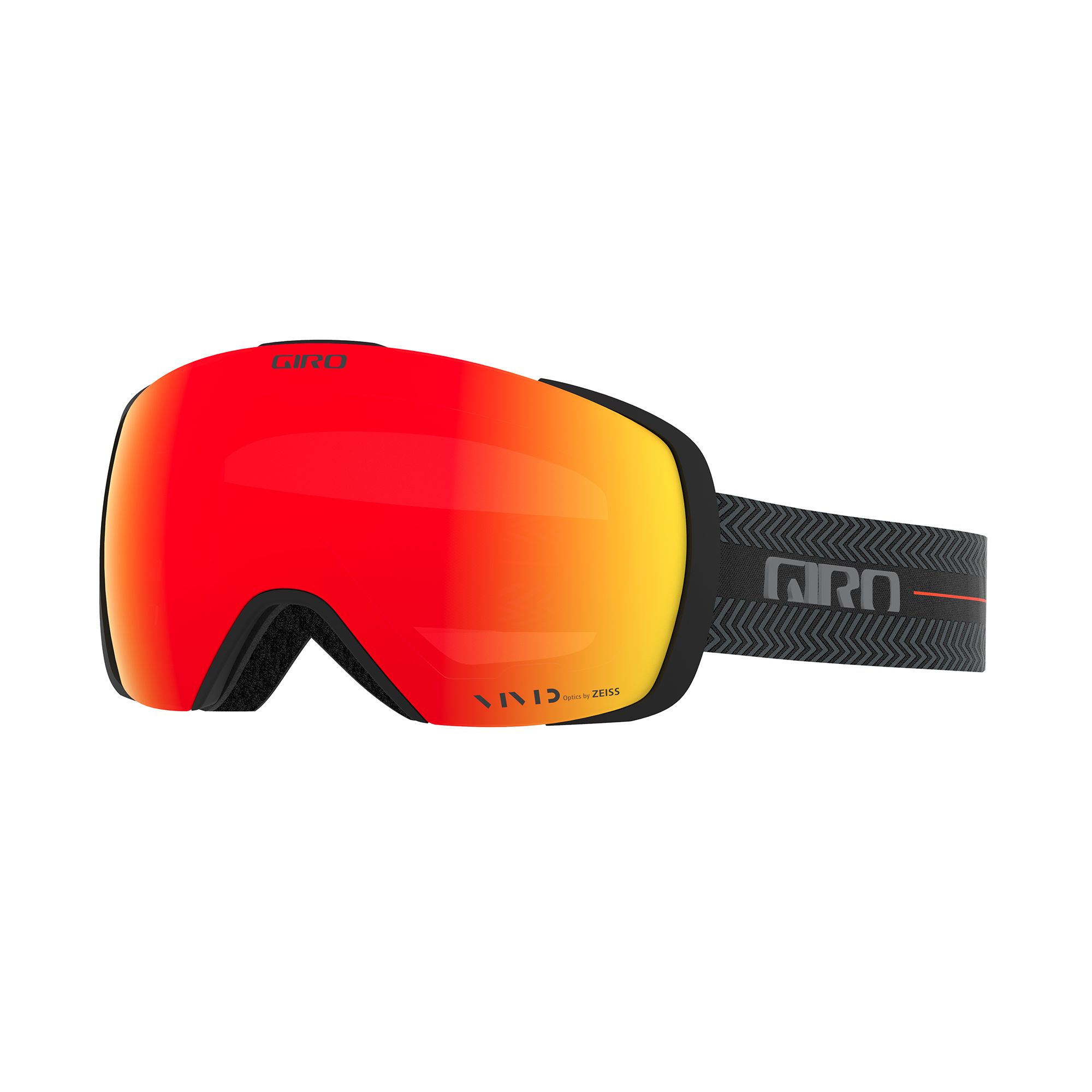 Masque de Ski Contact - Black Techline - Vivid Ember + Vivid Infrared
