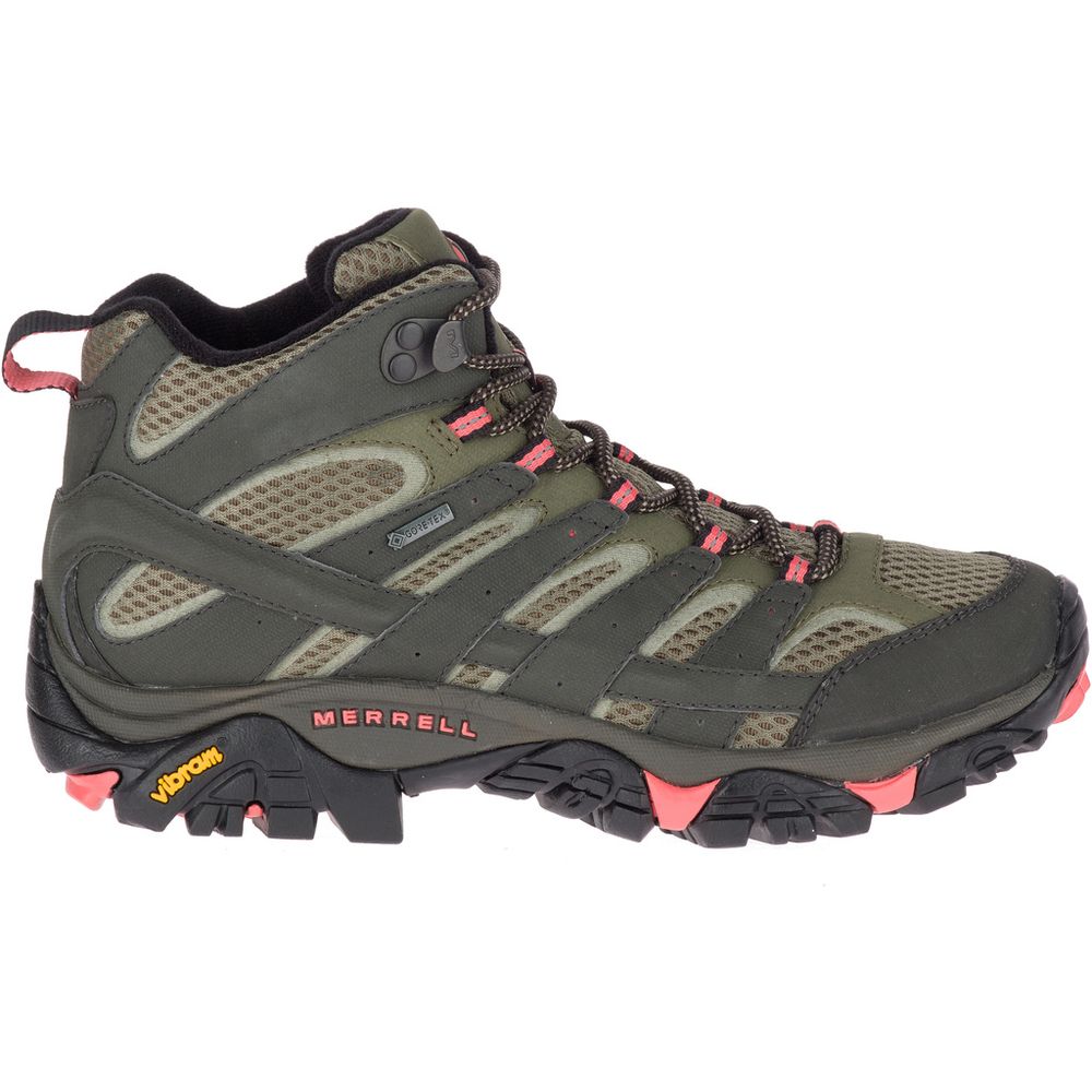Chaussures de randonnée Moab 2 Mid Gore-Tex - Beluga / Olive