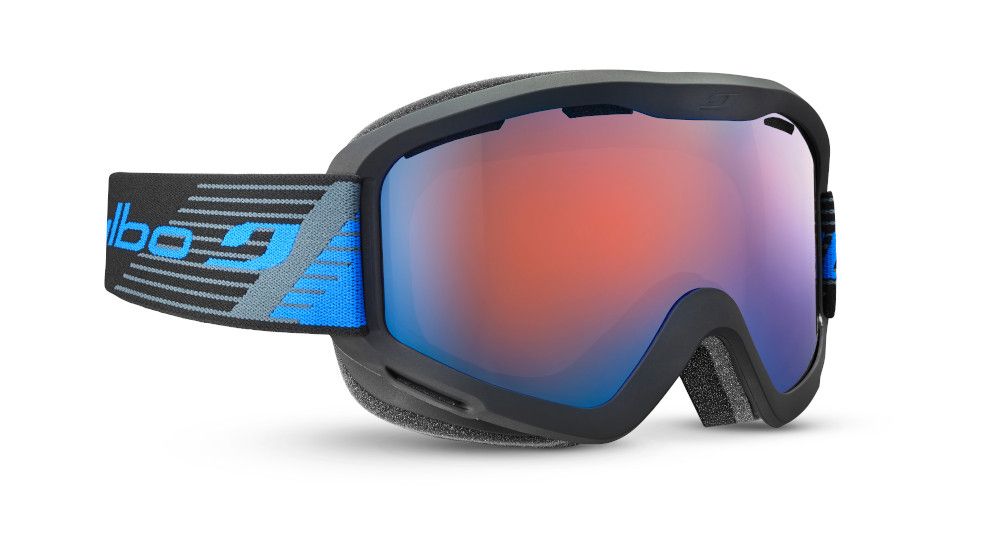 Masque de Ski Mars - Noir Bleu - Cat 3 Flash Bleu