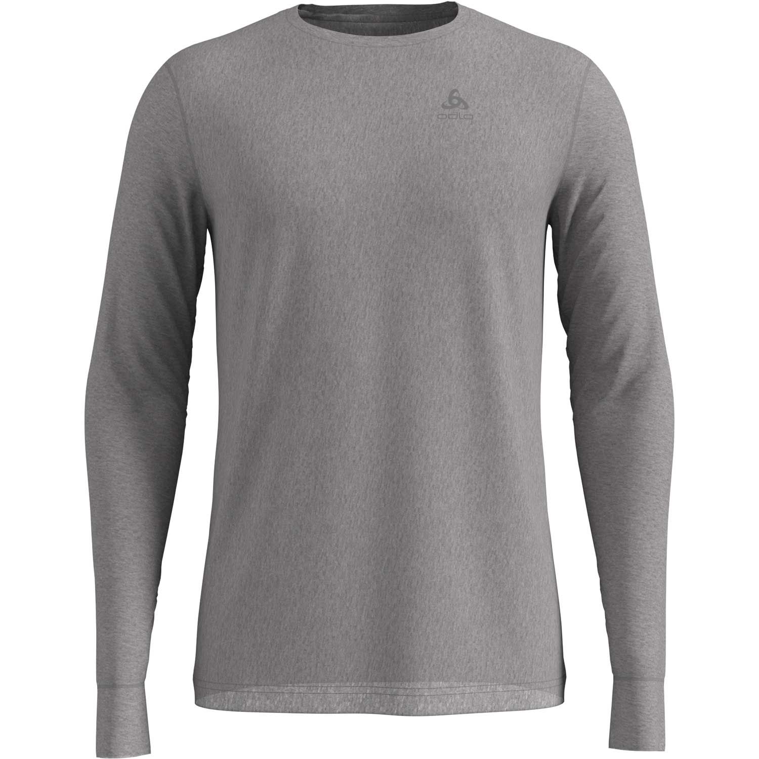 T-shirt ML Natural Merino Warm - Grey Melange 