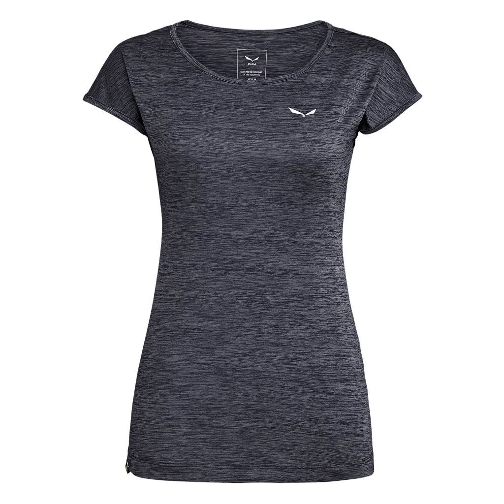 Puez Melange dry Navy T-Shirt Femme