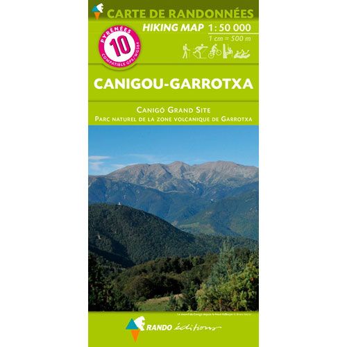 Carte de randonnée Canigou-Garrotxa- 1/50000 - Canigo Grand Site - Parc naturel de la la zone volcanique de Garrotxa