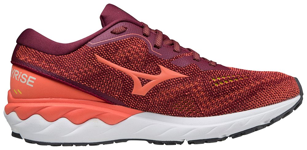 Chaussure de running Wave Skyrise Wos - Tawny Port / L.Coral / Even Primrose