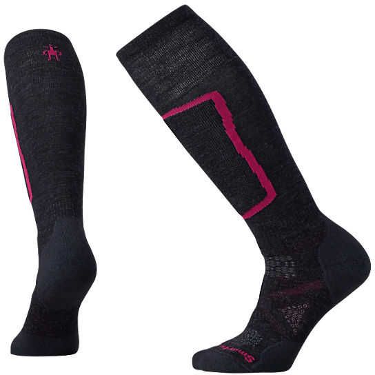 Women's PhD Ski Medium Socks - Charcoal