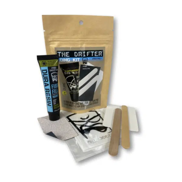 Kit de réparation Surf The Drifter - Mini Travel Kit - Epoxy & Polyester - Sunpowered