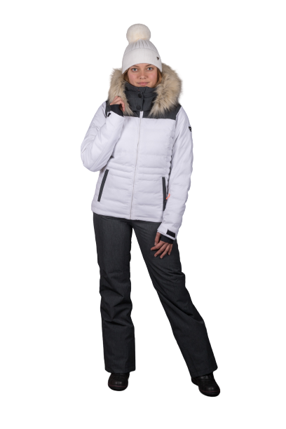 Veste de Ski femme Traqui - Blanc