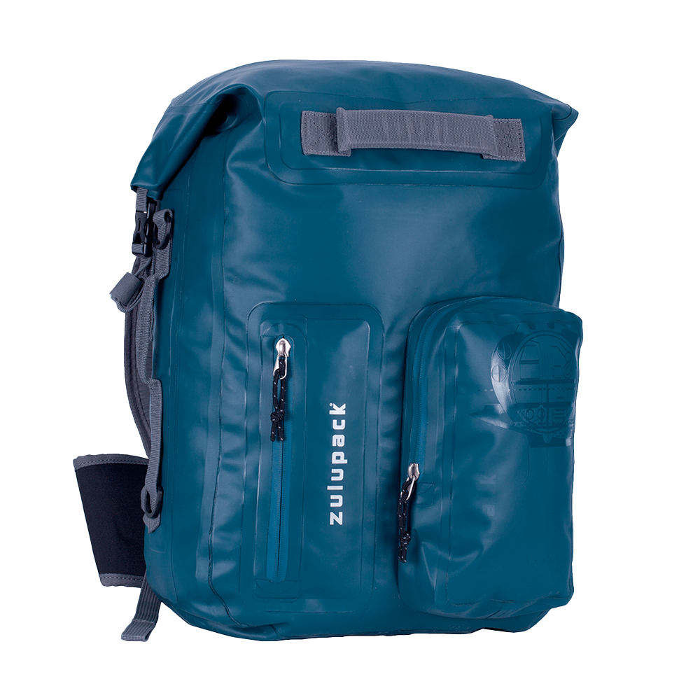 Sac Dos tanche Nomad 35L Green Blue ZULUPACK Sports Aventure