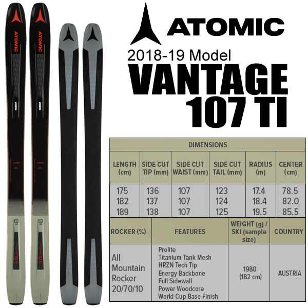 Atomic Vantage 107 Ti 2019